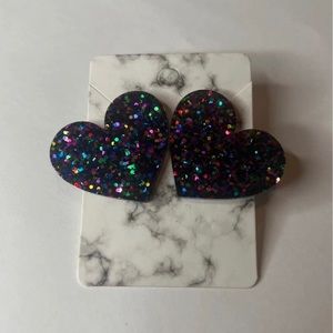 Jumbo Heart Earrings
